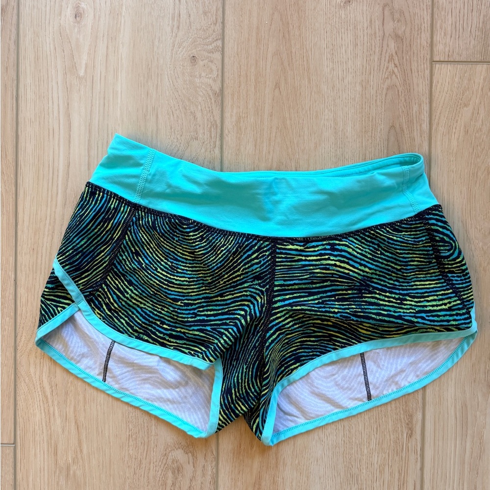 Lululemon seawheeze speed shorts size 4